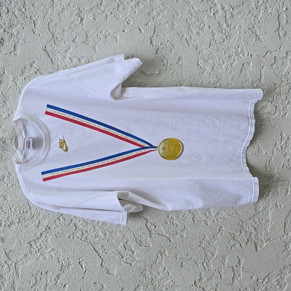 Vintage Nike Olympics NBA Basketball Dream Team Gold Medal T-Shirt Size Large - Picture 6 of 14